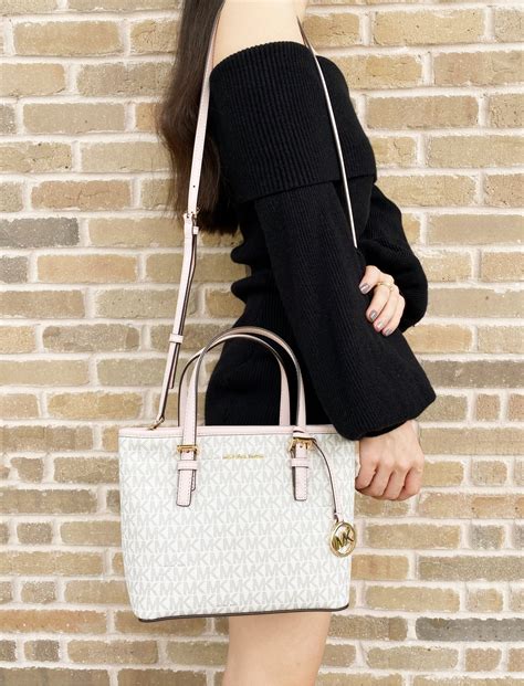 michael kors fake travel tote|michael kors jet set airplane.